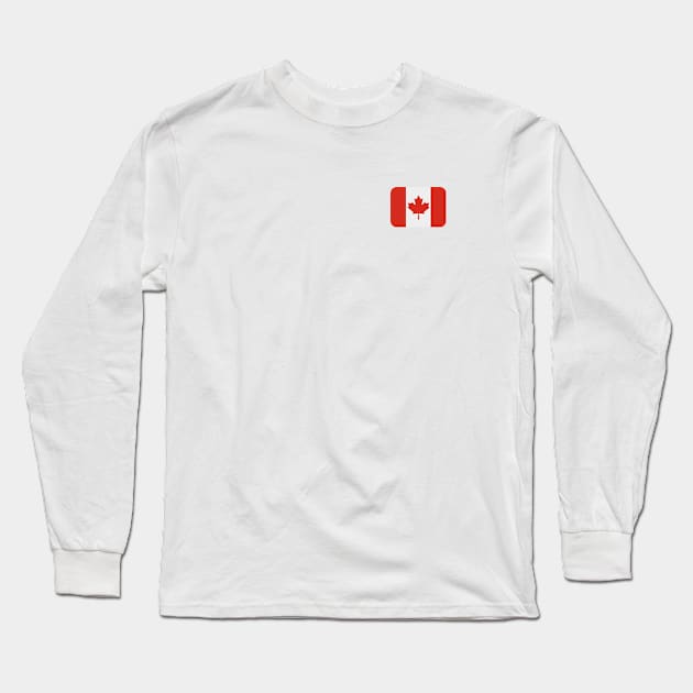 Canadian Flag Long Sleeve T-Shirt by Orchyd